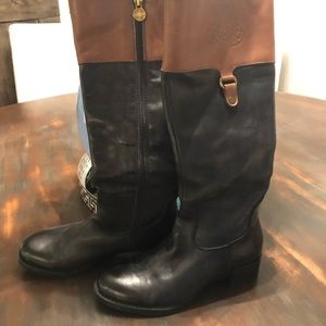 Beautiful Black and Brown leather Boots
